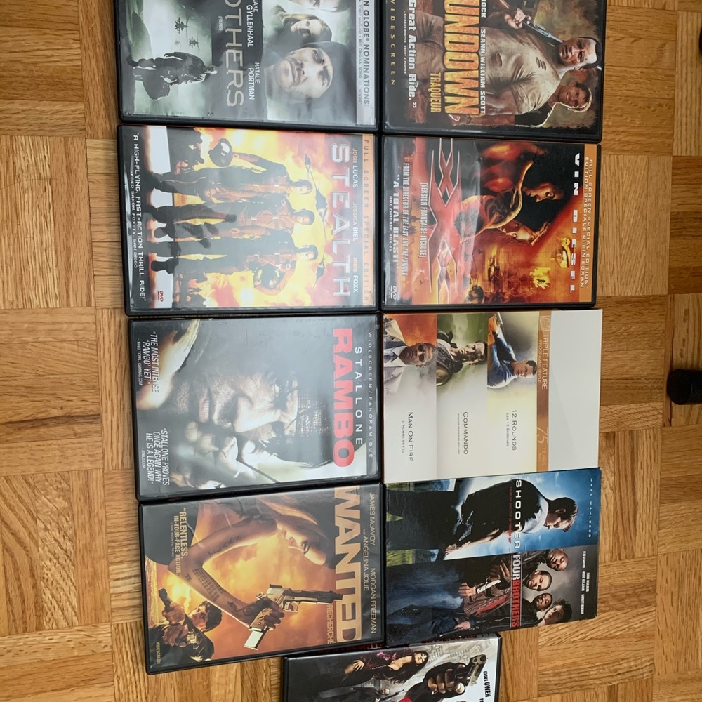 Action Movie DVD Collection